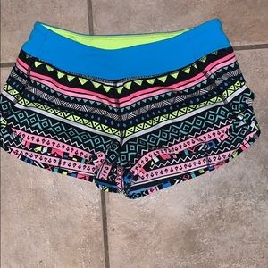 Girls chevron ivivva shorts (SIZE 14 in juniors)